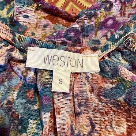 Anthropologie Multicolor Floral Blouse - Picture 7 of 9